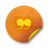 Orange sticker badges 091 Icon